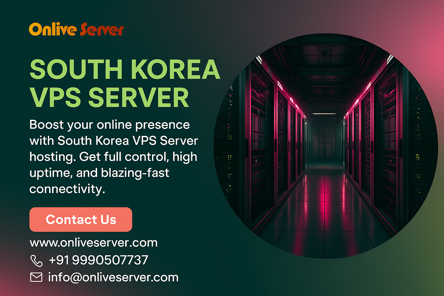 Boost Website Speed & Security with South Korea VPS Servers from Onlive Server