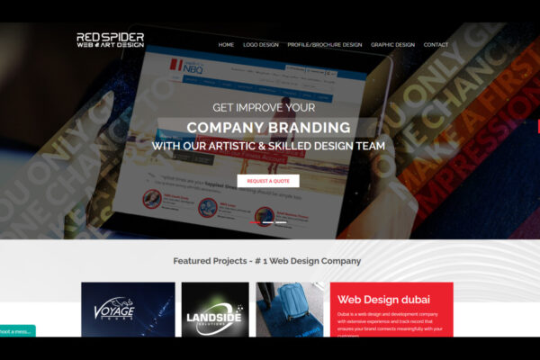 RedSpider – Building Creative and Powerful Websites in Dubai redspider-design banner