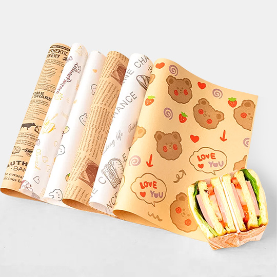 printed wax paper